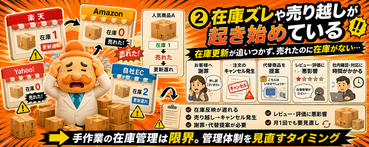 複数モール運営で起きる限界サイン