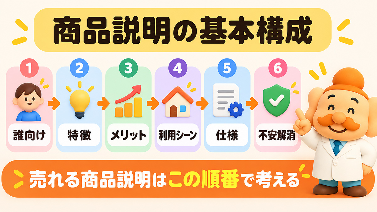 ネットショップの商品説明は何を書けばいい？最初に結論