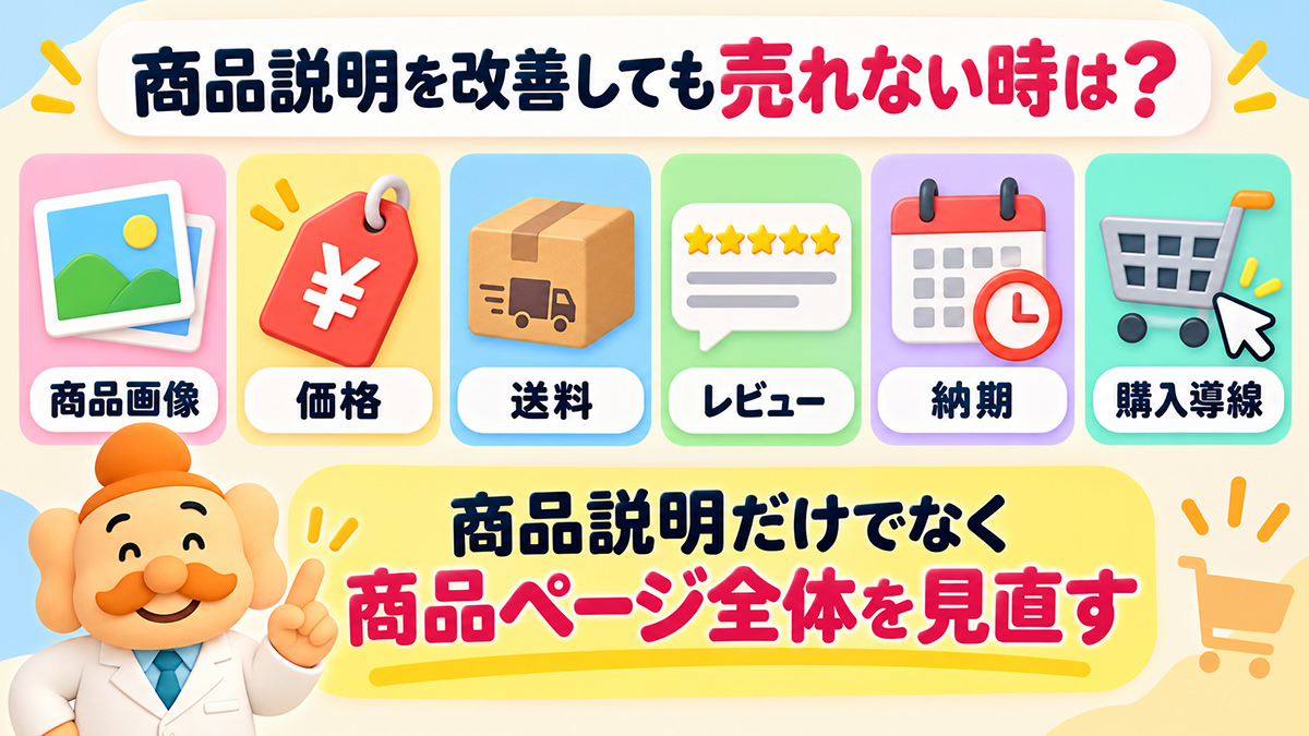 売れる商品説明と売れない商品説明の違い