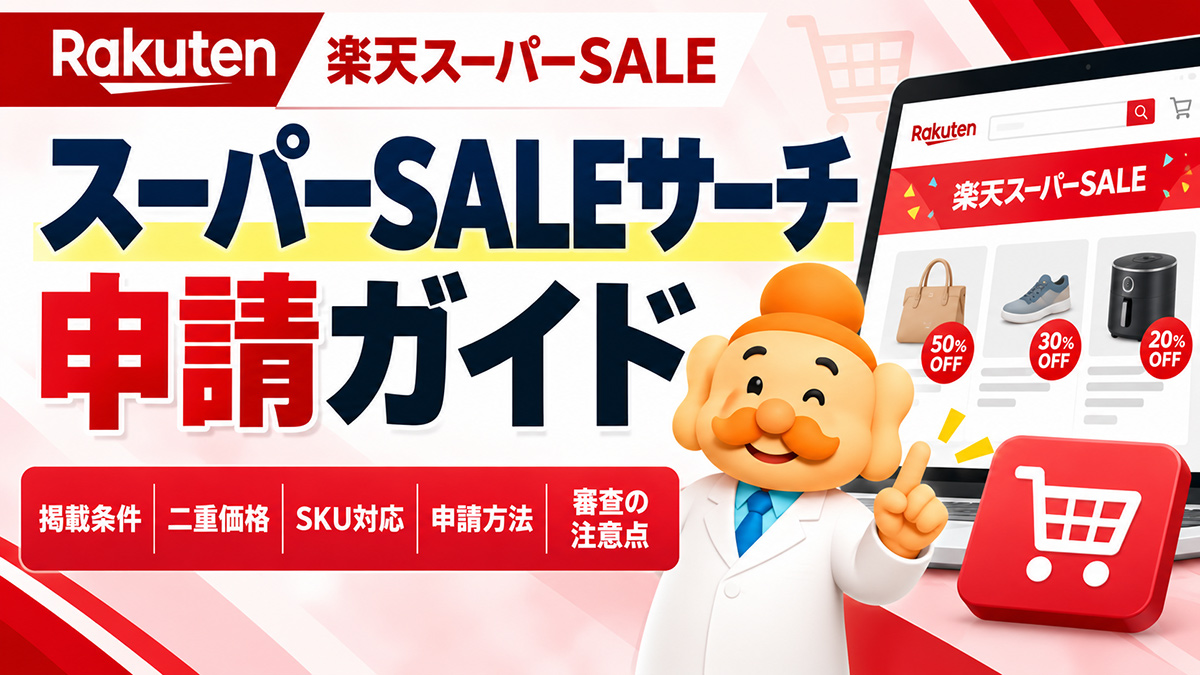 楽天スーパーSALEサーチの申請方法【2026年最新】審査・二重価格・SKUを解説