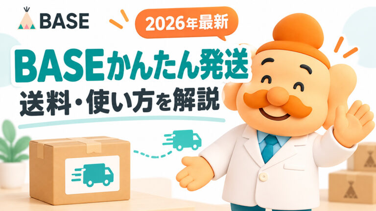 BASEかんたん発送の送料はいくら？【2026年最新】ヤマト・日本郵便の料金・発送方法を解説