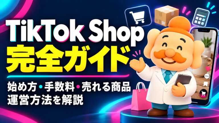 TikTok Shop完全ガイド｜始め方・手数料・売れる商品・運営方法を解説