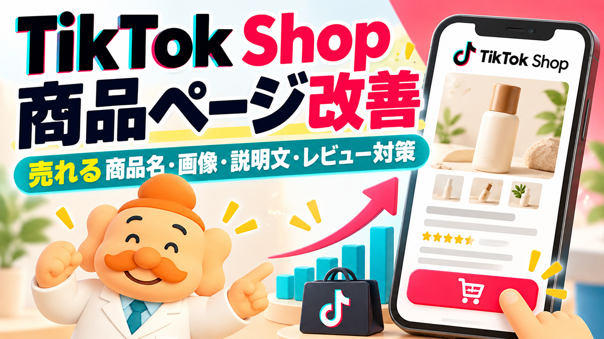 TikTok Shopの商品ページ改善｜売れる商品名・画像・説明文・レビュー対策【2026年】