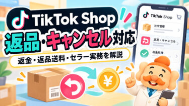 TikTok Shopの返品・キャンセル対応｜返金・返品送料・セラー実務を解説【2026年】